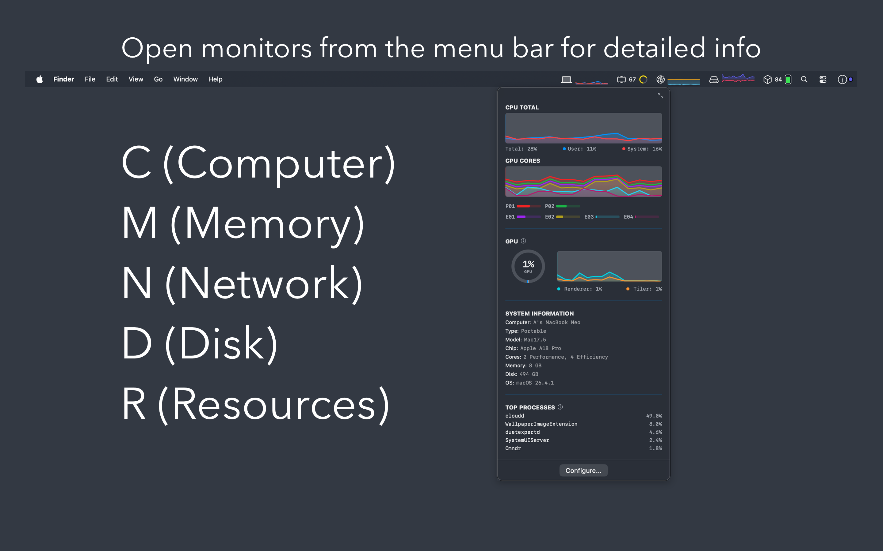 Cmndr screenshot 1