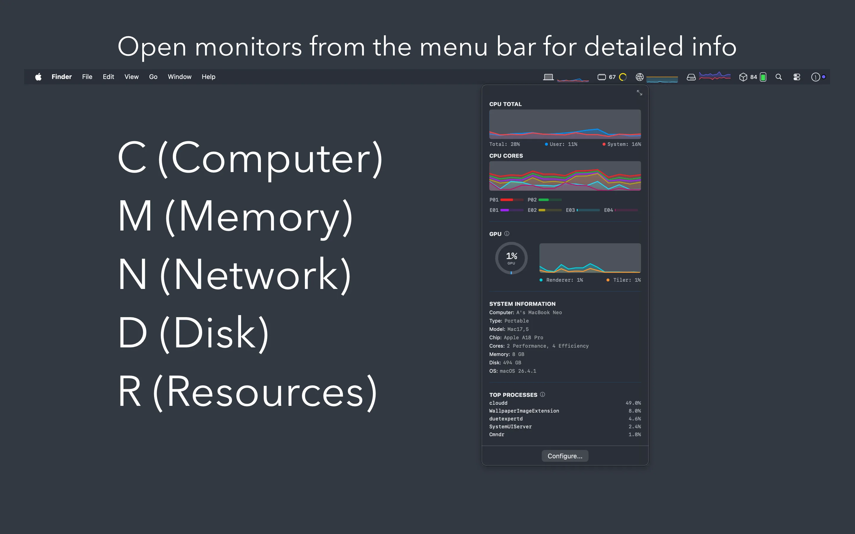 Cmndr screenshot 1