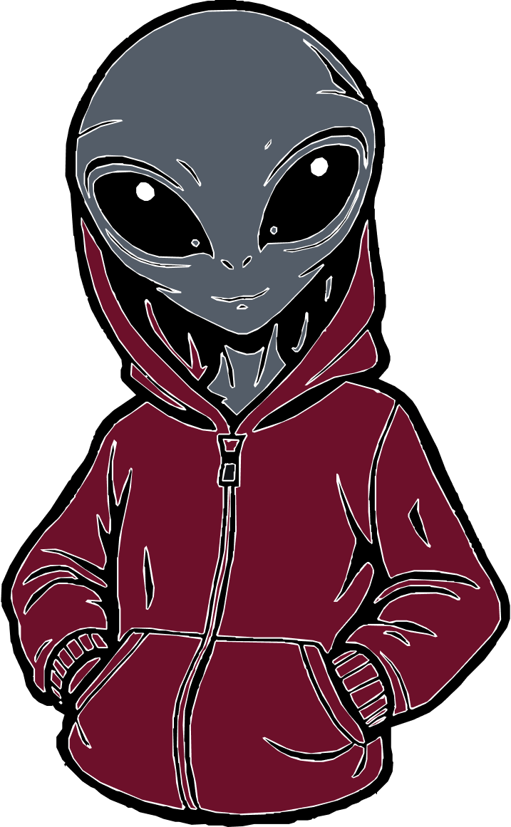 Alien Velour mascot